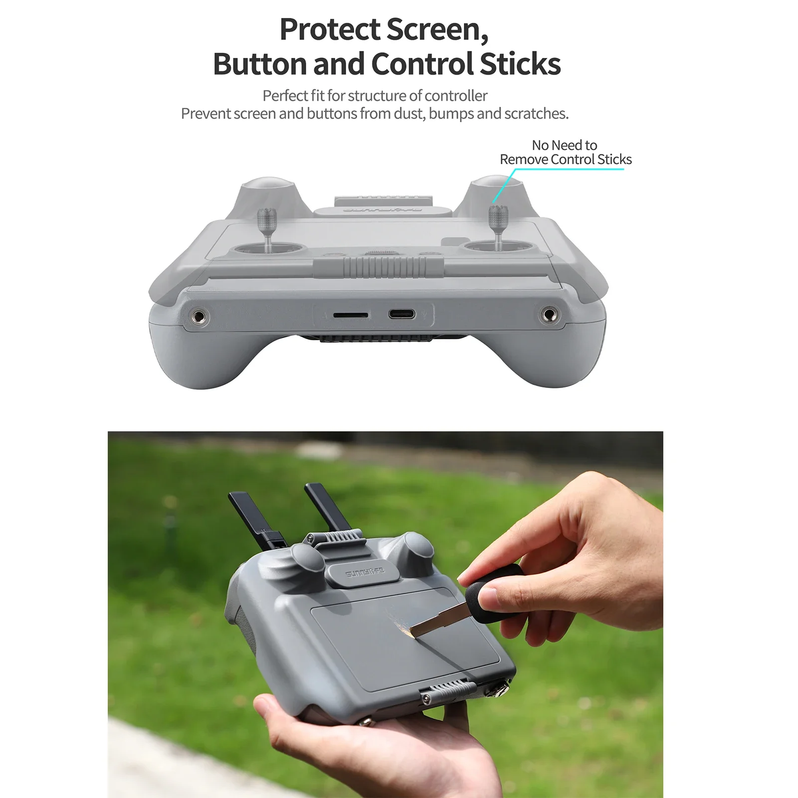 Screen Protector Hood For DJI  - огляд і ціна Drone Sun Shade